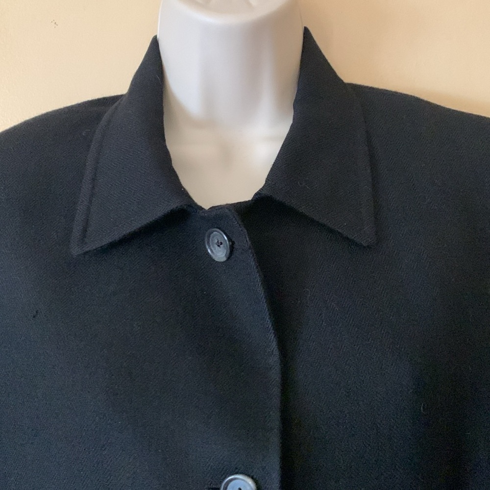 SFI femme for Nordstrom black camel hair oversized blazer size 10 - Picture 2 of 8